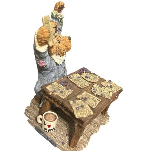 Boyd’s Bears & Friends, the Bearstone collection: Bessie Winsalot…Bingo! 2002 - Picture 5 of 10
